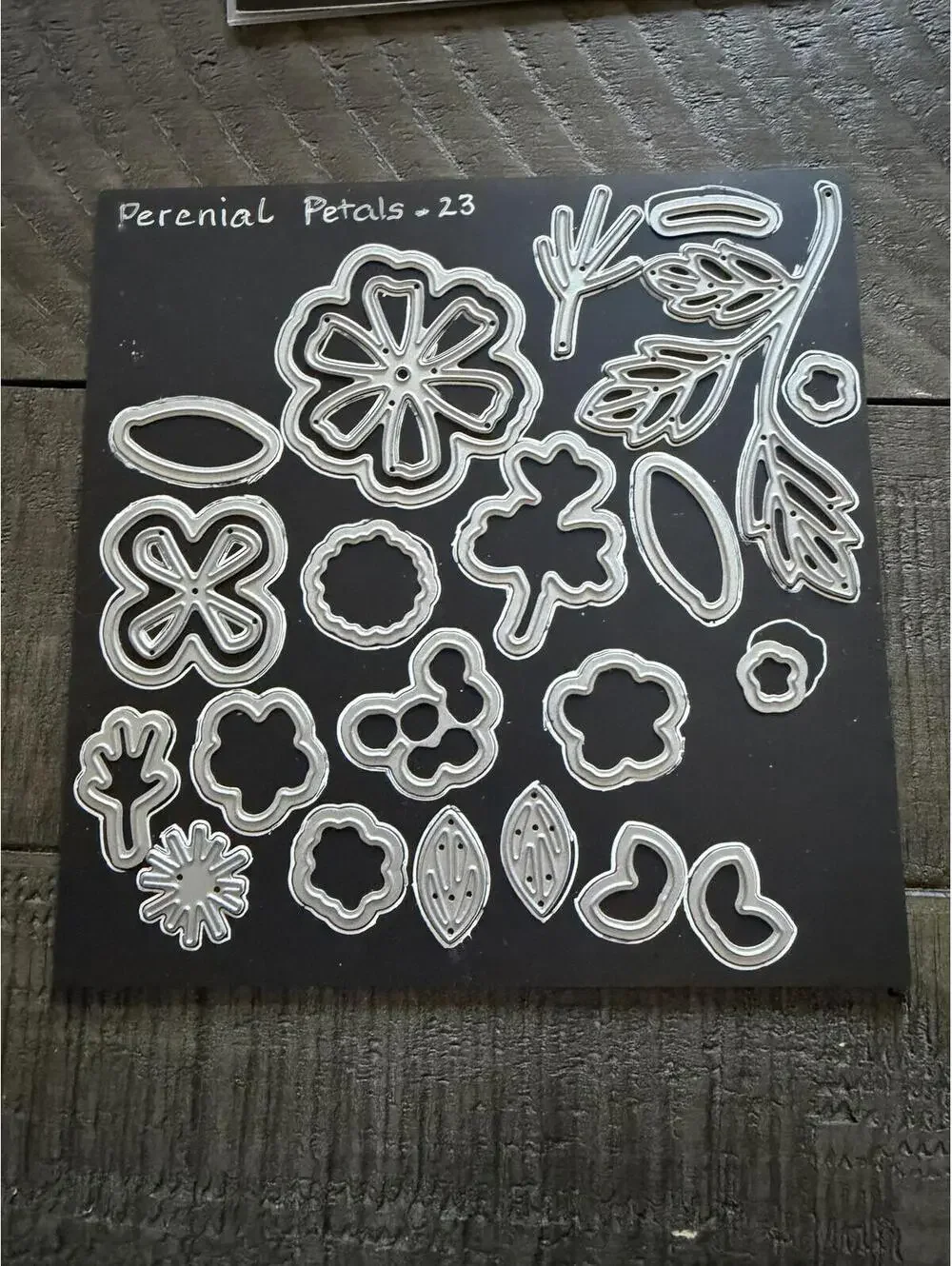 Stampin Up Perennial Petals Dies die cut set
